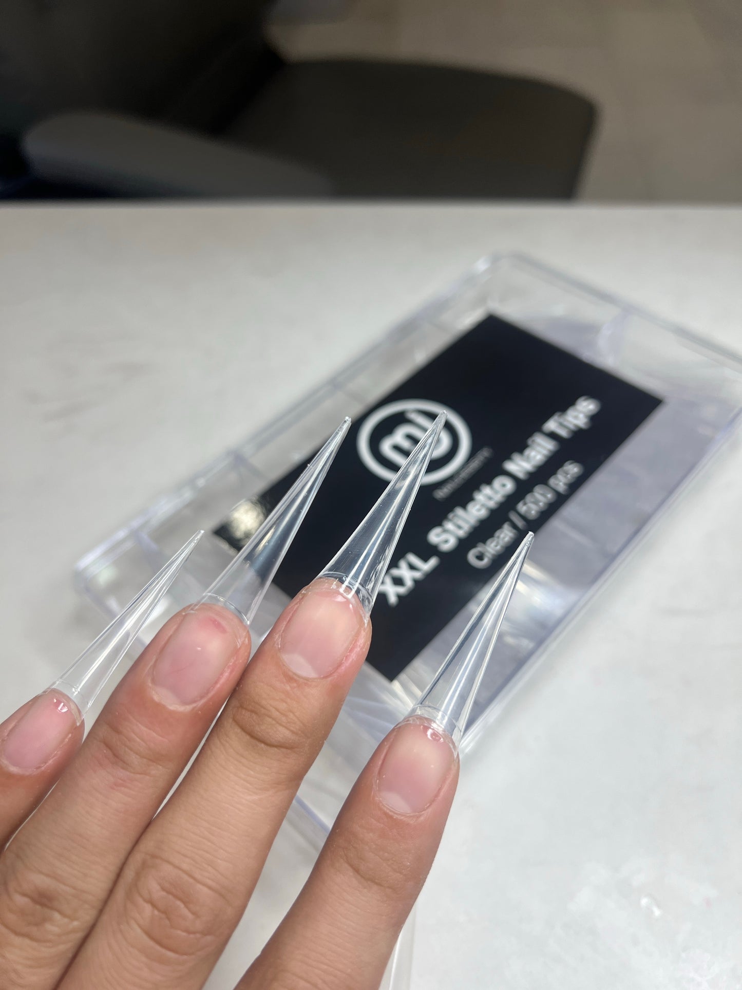 XXL Stiletto Nail Tips (500pcs/Box)