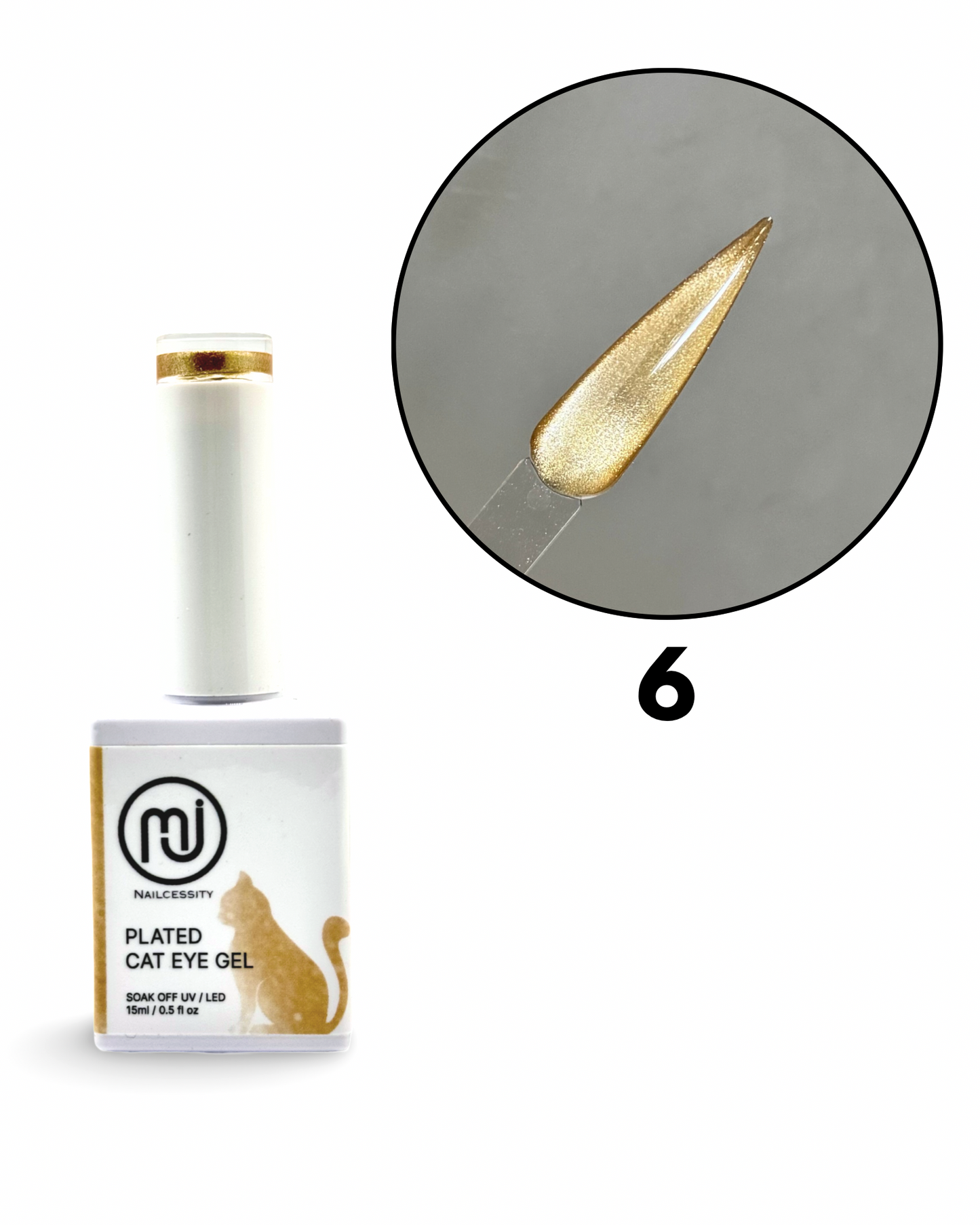 Plated Cat Eye