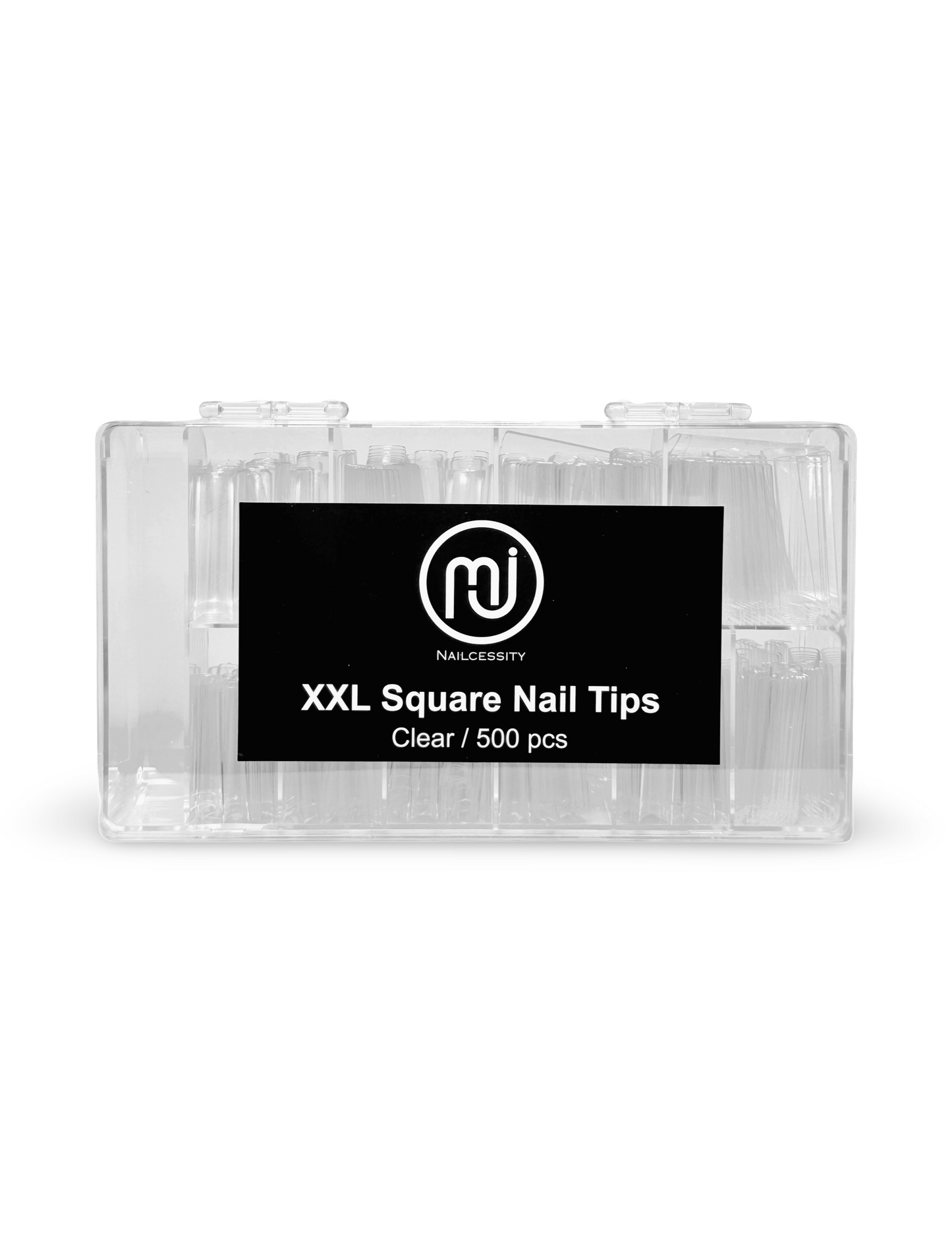 XXL Non-C Curve Square Tips (500 pcs/Box)