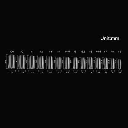 Gel X-tension Sculpted Square Tips (600pcs/Box)