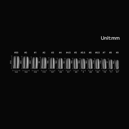 Gel X-tension Sculpted Square Tips (600pcs/Box)