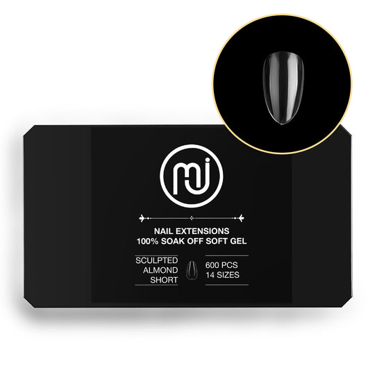 Gel Extension Sculpted Almond Tips (600pcs/Box)