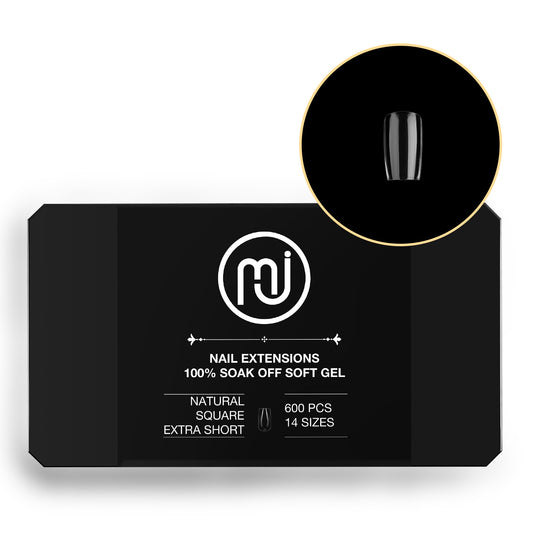 Gel Extension Natural Square Tips (600pcs/Box)